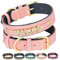 PET ARTIST Collier pour Chien en Cuir personnalisé avec Lettres de nom Bling-Bling, Collier pour Chien de Petite, Moyenne et Grande Taille