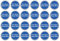 Stcky 24 x Fire Door Safety Signs [BS-5499 Compliant]- Fire Door Keep Shut Stickers Adherent Vinyl Stickers (80mm x 80mm)