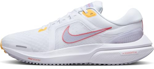 NIKE Air Zoom Vomero 16 Running ShoesWomen, White Oxygen Purple Sea Coral Topaz Gold, 40 EU