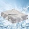 Simple&Opulence Cooling Blanket Double Size, Summer Duvet with Double-Sided, Cool Comforter with Cooling Fiber for Night Sweats and Hot Sleepers(Grey,150×200cm)