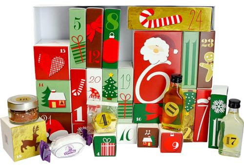 Adventskalender befüllt Boxen einzeln befüllt BARRIQUE-Selektion Deutschland 1Stück