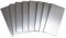 32-teilige Backsplash-Fliesen, Wandsticker, selbstklebende Aluminium-Wandpaneele, für Küche, Wohnzimmer, Schlafzimmer (32, Silber gebürstet)
