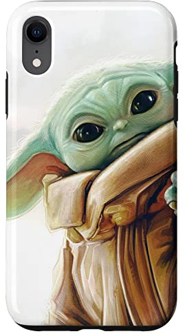 Star Wars The Mandalorian Grogu White Hülle für iPhone XR