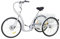 MEHOOSPVN 26 Dreirad für Erwachsene 3 Rad 6 Gang Seniorenrad Erwachsenendreirad mit Körb Bike Tricycle Erwachsener Dreirad Einkauffahrrad für Shopping Transport mit Körbe 120KG Last