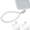 Handyband, Weiße Perlen Handy Anhänger Kamera Kette Handykette Kurz Handgelenk Handykette Perlen Handy Handschlaufe Handy Umhängeband Handyanhänger Phone Lanyard Phone Charm Handykette Universal