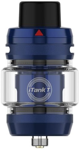 Vaporesso iTank T Atomizer | 6ml Auto-Open Top Fill Tank Fit Gti Mesh Coil(Gti 0.2 Ω / 0.4Ω Coil) for GEN 200 /GEN 80S/Armour Max/Armour S/GEN MAX/GEN SE Mod Vape Tank No Nicotine (Azul)