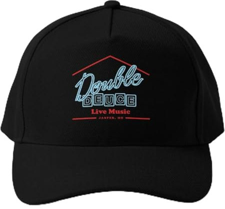 Double Deuce Baseball Cap Hut Einfarbig Haube Herren Casual Hip Hop Frauen Sport Czapka Bedruckt Sonne Kaquette Outdoor Schwarz