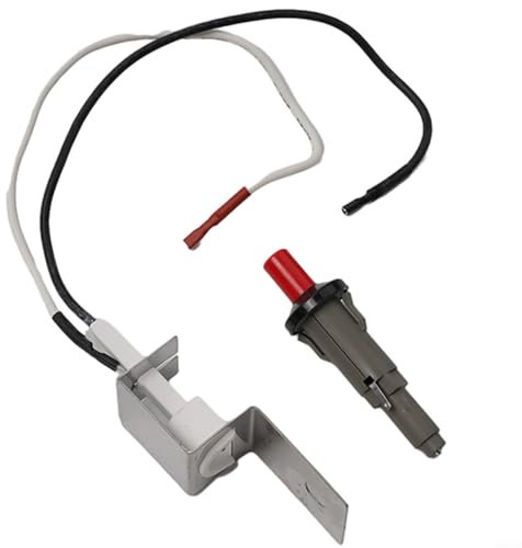 Gasgrill Zündung Piezo Zünder Kit für Weber Q-Serie Druckknopf Piezo Zünder Ersatz Kompatibel mit 516001 Gasofen Küche und Grill