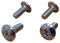 M4 x 10mm TV & Monitor Mounting Screws – Pack of 4 | Nickel-Plated Steel, Pan Head