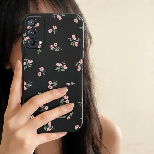 QIODAYI Kompatibel mit Realme GT Master Edition | Aromatische Kleine Blumen TPU Silikon Handy-Hülle