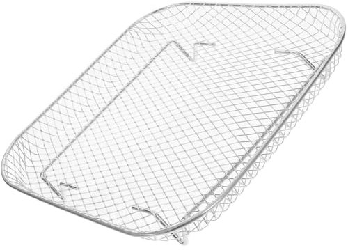 Healifty Rejilla Inoxidable para Freidora de Aire Estante para Horno Bandeja de para Cocinar Verduras y Carne Resistente Altas Diseño Cuadrado