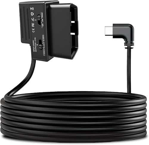 GKU Dash Cam Hardwire Kit, USB C to OBD Power Cable for All GKU Dash Cams