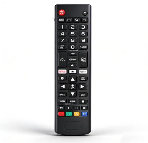 Telecomando Sostitutivo LG Universale, 2PCS AKB75095307 per Telecomando LG Smart TV, con Netflix Amazon Streaming Buttons, Non Serve Programmazione Compatibile Universale per LG TV LED LCD HDTV 3D 4K