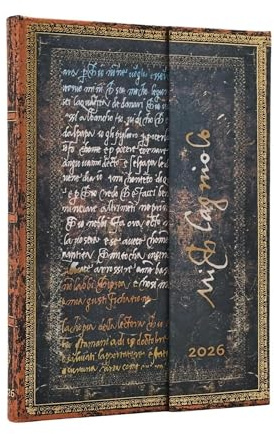 12-Monatskalender. 2026 Michelangelo Midi Horizontal