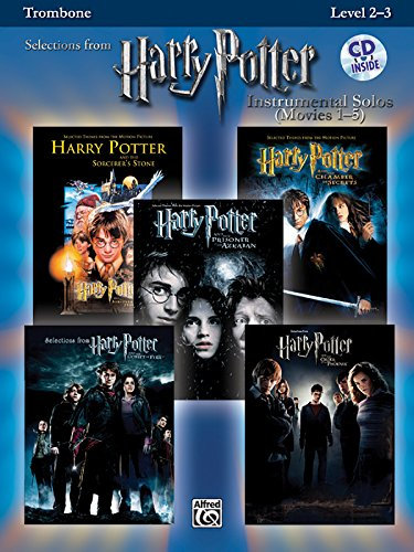 Harry Potter Instrumental Solos (Movies 1-5): Trombone: Level 2 - 3