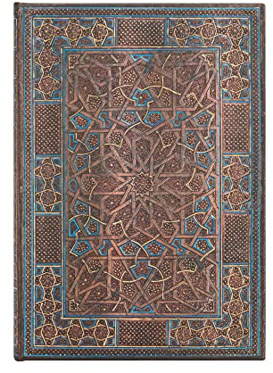 Midnight Star (Cairo Atelier) Midi Unlined Journal: Hardcover, 120 gsm, ribbon marker, memento pouch, elastic closure