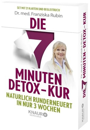 Die 7-Minuten-Detox-Kur: Natürlich runderneuert in nur 3 Wochen | Die Gesundheits-Box mit 21 Karten zum Entschlacken und Wohlfühlen. Inklusive Anleitungsbuch.