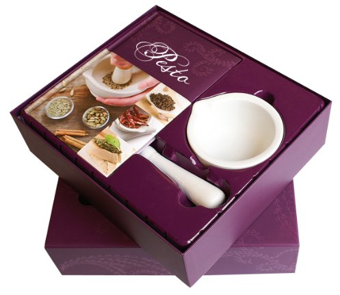 Gourmet-Set Pesto: Kochbuch mit Kräutermörser und Stößel: Pesto, Tapenade & Gewürzmischungen. Kochbuch mit Kräutermörser und Stößel (Edition Fackelträger Buchgeschenkboxen)