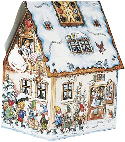 Adventskalender Märchenhaus: 2-teilig zum Aufstellen
