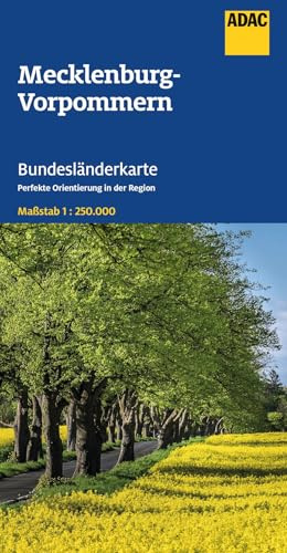 ADAC Bundesländerkarte Deutschland 02 Mecklenburg-Vorpommern 1:250.000
