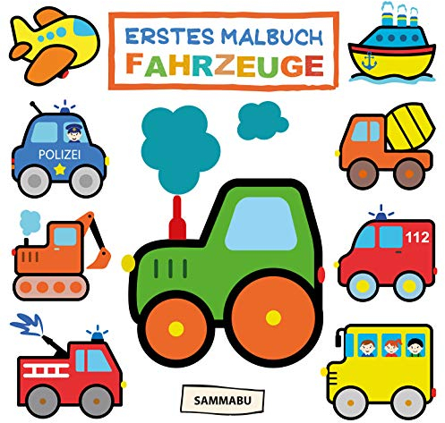 Erstes Malbuch Fahrzeuge: Malbuch ab 1 Jahr