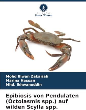 Epibiosis von Pendulaten (Octolasmis spp.) auf wilden Scylla spp.