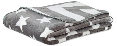 JYOKO Kids Fleecedecke Winter Extra weiche antiallergische Kuscheldecke für Bebybett und Kinderwagen Babywanne (Nordic Scandi, 100x75)