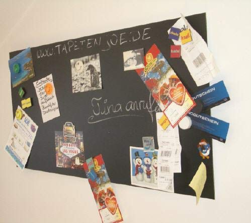 Selbstklebende und magnetische Vinyl- Tafelfolie in verschiedenen Größen | Farbe: schwarz | inkl. Kreidestift + 10er Set Magnete| Kreidetafel | Selbstklebefolie l Memoboard (60x60 cm)