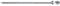 fischer - Vis à bois PowerFast II 4.0X35 Tête fraisée. empreinte TX. zingué blanc. filetage partiel/Boite de 50
