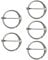 Baoblaze 5pcs Keltische Fibel Brosche Gewandnadel Buttons Mittelalter Schalspange Tuchring, Größe: 6,6x5,6 cm