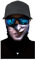 Writtian Multifunktionstuch Herren Damen Atmungsaktiv Schnelltrocknend Wind Motorrad Gesicht Mundschutz Lustig Skull Chopper Mund-Tuch Halsschlauch Halstuch mit Motiv