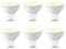 GLMING MR16 LED Birne 5W, 50W Glühlampe Äquivalent, 12V Niederspannungs-Strahler für Overhead Tracking Flut vertiefte Akzent Landschaftsbeleuchtung, GU5.3 Bi-Pin 2700K Warmweiß, Pack von 6