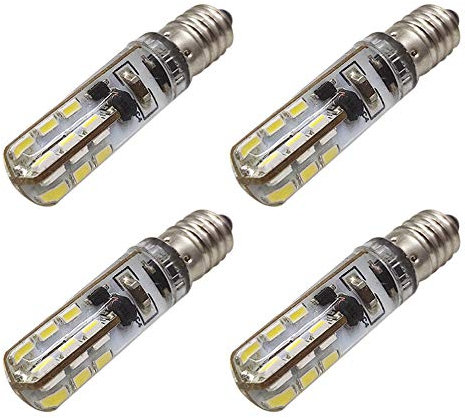 Ruiandsion 4 Stück E10 LED Lampen Weiß DC 6V 3014 24SMD LED Ersatzlampen Upgrade für Taschenlampen Scheinwerfer Taschenlampe