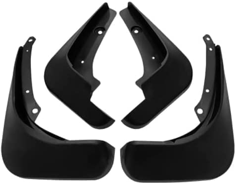 4 Stücke Auto Schmutzfänger Kotflügel für Audi A4 B6 2002-2005 8E, Vorne Hinten Schwarz Spritzschutz Mudguards Schutz Dekoration