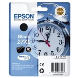 Epson C13T27114010 27XL Tintenpatrone schwarz, 1.100 Seiten 17.7ml WF 3620 WF 3620