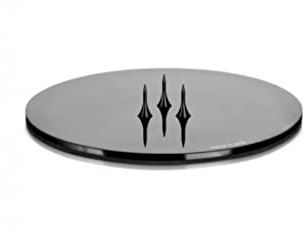 ester & erik Candle Plate small, 1 Stück, Black, Shiny
