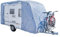 Nava Group | Bâche de Protection pour Caravane | Housse de Protection de qualité supérieure | Bâche de Protection pour Caravane Contre la poussière et l'humidité | 440-470 cm