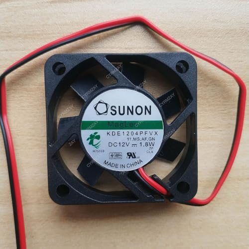 CYRMZAY Compatible pour SUNON KDE1204PFVX 12V 1.8W 40x40x10mm 4010 2-Wire cooling Ventilateur