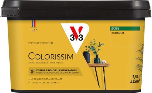 V33 Peinture multi-supports Colorissim® Curcuma satin 2,5L