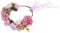 Angoily Verstellbares Blumenkronen-stirnband Mit Rosenmotiv Für Braut Und Party