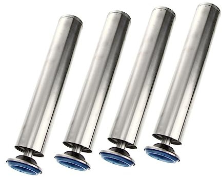 BESTonZON Meubles De Sol 4 Pièces Pieds de Meuble réglables Armoire Artisanale Pied de Table Basse Pied Table Basse Plonge INOX canapé lit Pieds de nivellement de Meubles Pieds de Meuble TV