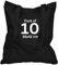 MINIMARG 100% Cotton Canvas Bags for Grocery, Plain Tote Bags to Decorate, eco-friendly Canvas Reusable blank Tote Bags made with Premium Quality Fabric - Size 38x42cm+65cm long Handle (10, Black)