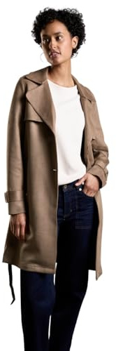 Street One Velours-Look Trenchcoat
