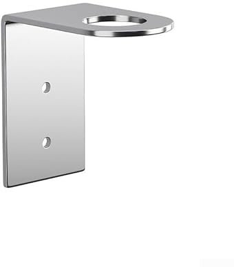 Zilimontt Elegante supporto da parete per bottiglie di sapone per bagno dal design minimalista dispenser di sapone montato a parete, porta bottiglia da doccia moderno (1 foro A)