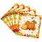 Bkemkri 20 Stücke Servietten Herbst, 33x33cm Herbst Papierservietten, Kürbis Servietten, Ahornblätter Servietten, Herbstmotiv Servietten, Halloween Servietten, Thanksgiving Tischdekoration für Party