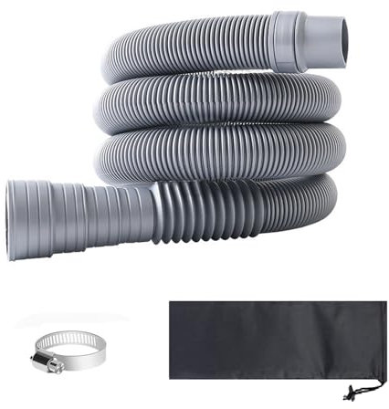 Caravan Waste Pipe Caravan Accessories,RV Wastewater Hose,Motorhome Parts & Accessories,Motorhome Waste Pipe Adaptor KitCollapsible Flexible and Extendable and Adjustable Adapter