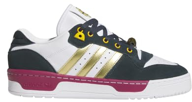 adidas Men's Rivalry Low Demon Slayer Sneakers, Black/Multi/White, 9 UK