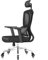 MELOKEA Sedia Ufficio Ergonomica con Ruota di Gomma, Profondità del Sedile Regolabile, Bloccabile (90°-140°) Sedia da Scrivania Girevole Supporto Lombare Automatico, Braccioli 4D Portata 200KG XL