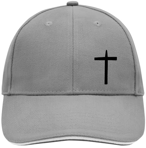 Huuraa Cappy Mütze Kreuz Christentum Geschenk | Baseballkappe Basecap Kappe Geschenkidee Unisex Baseball Cap