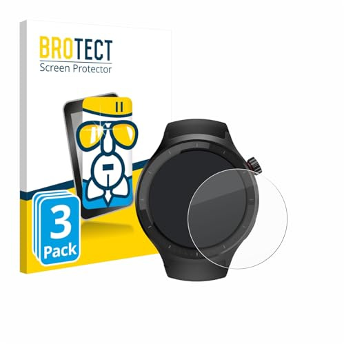 BROTECT Schutzglas für Motorola Moto Watch 2026 | 3 Stück Transparenter Displayschutz Made in Germany Schutzfolie Panzer Folie Glas 9H Anti-Fingerprint Einfache Montage Clear